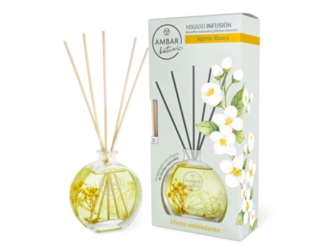 Mikado Infusión Jazmín Blanco Ambar Botanic 75 Ml AMBAR PERFUMS
