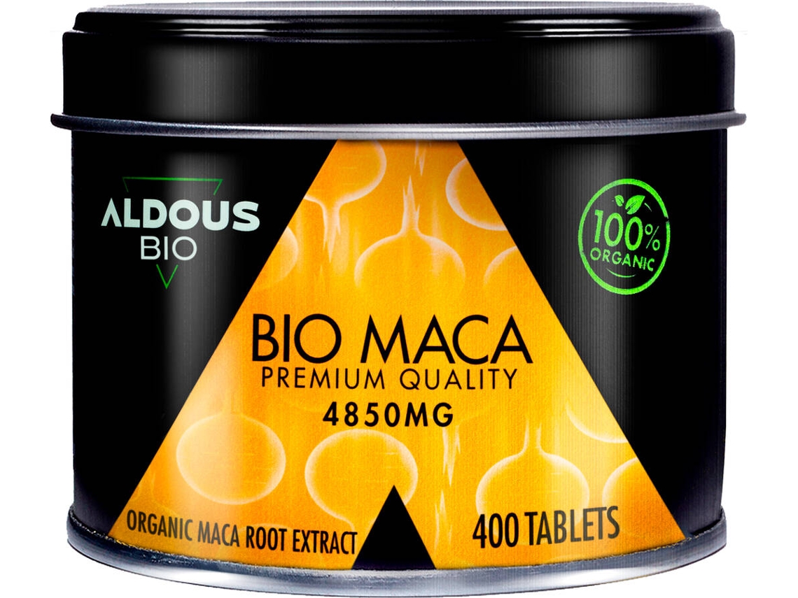 Complemento Alimentar ALDOUS BIO Extracto De Pura Maca Andina Ecológica (400 comprimidos)