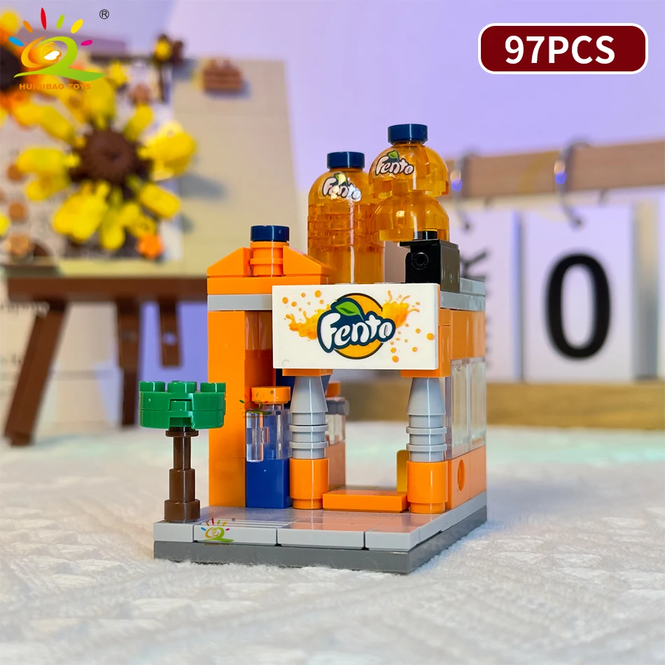 MOC - Bloques de construcción en miniatura para paisajes urbanos: crea tu propio paisaje urbano comercial