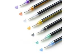 Bolígrafo De Gel Multicolor Arcoíris, Punta De 0,7 Mm, Para Scrapbooking, Dibujo Y Estudiantes - 12/24/36/48 Unidades