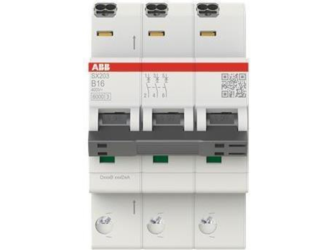 Disyuntor Sx203 B16 Flexline B Char.6ka 16a 3p Abb (2cds253003r0165)