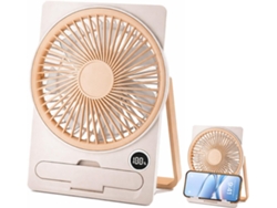 Ventilador de escritorio USB portátil CZHHMART con 3 velocidades