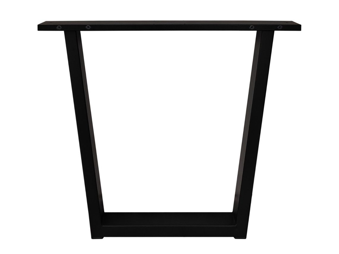2 Patas Metálicas en Forma de U, 84x8x71cm, Soporte, Caballete, para Cojines de Mesa, Salón, Comedor, Escritorio, Blanco