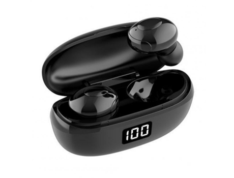 Auriculares Bluetooth True Wireless Hkt-6 compatible 5.0 auricular impermeable universal para deportes mini negro