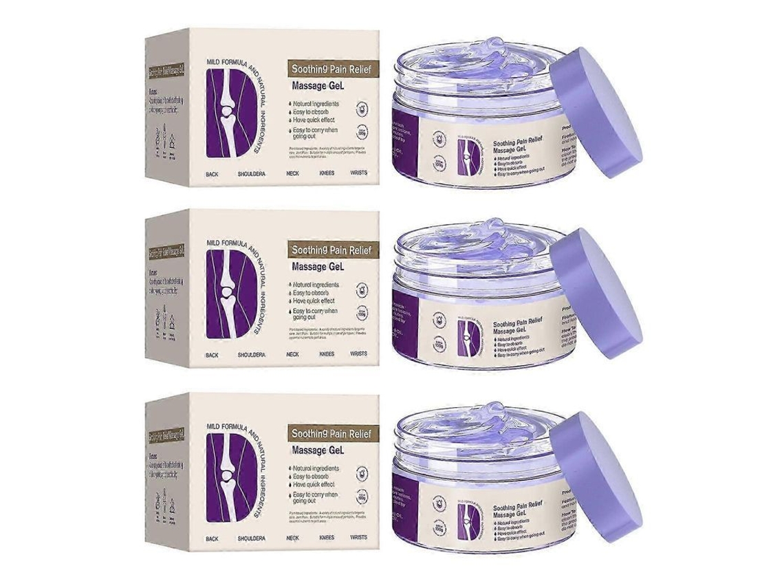 Gel De Masaje Para Aliviar El Dolor Articular, Crema Morada 2025 Para Rodillas, Espalda Baja, Cuello, Manos Y Pies.