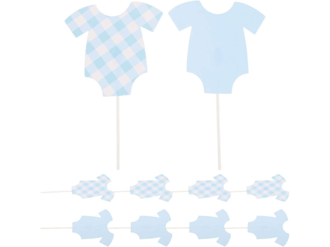 Decoraciones Para Tartas Con Forma De Body: 96 Piezas Para Baby Showers