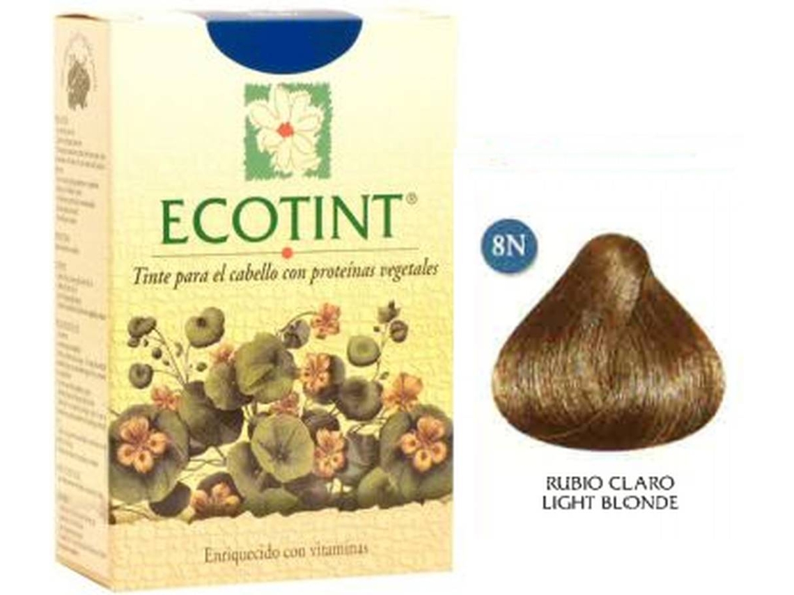 Tinte de Cabello ECOTINT Rubio Marrón Claro8N (130 ml)