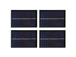 2026 Store-4pcs Panel Solar Mini 0.6w 6v Módulo Células Fotovoltaicas Cargador Batería Camping Exterior Diy