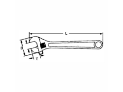 TENGTOOLS 105870406 Llave Inglesa 12 4005