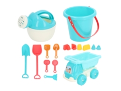 Juego De 16 Juguetes De Playa Para Niños: Cubo, Pala Y Herramientas Para La Arena.