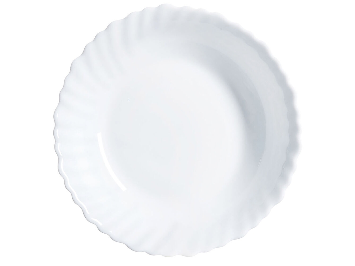 Plato LUMINARC (Blanco - Vidrio)