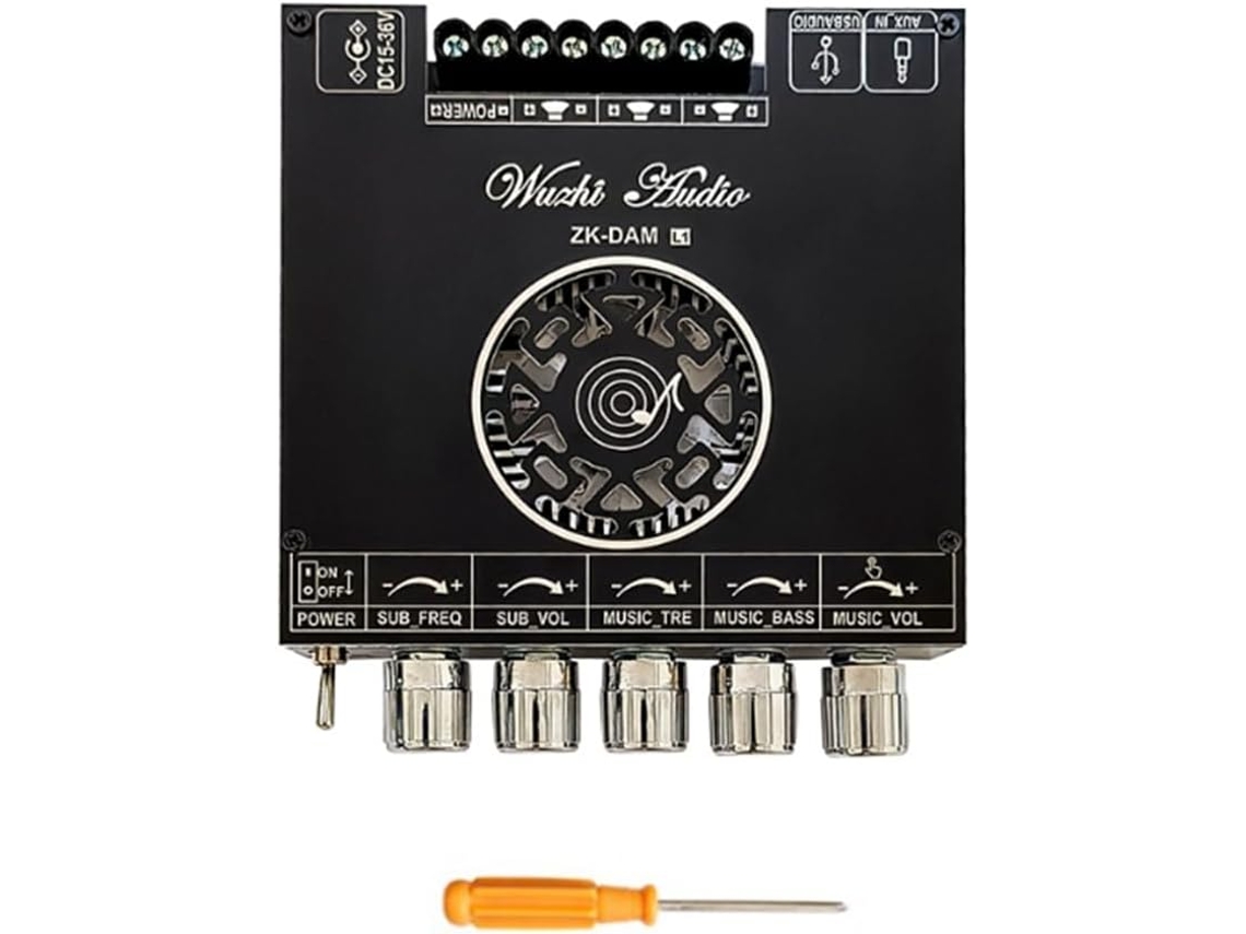 Placa Amplificadora De Potencia Estéreo Bluetooth Dam L1 2x220w+350w 5.0