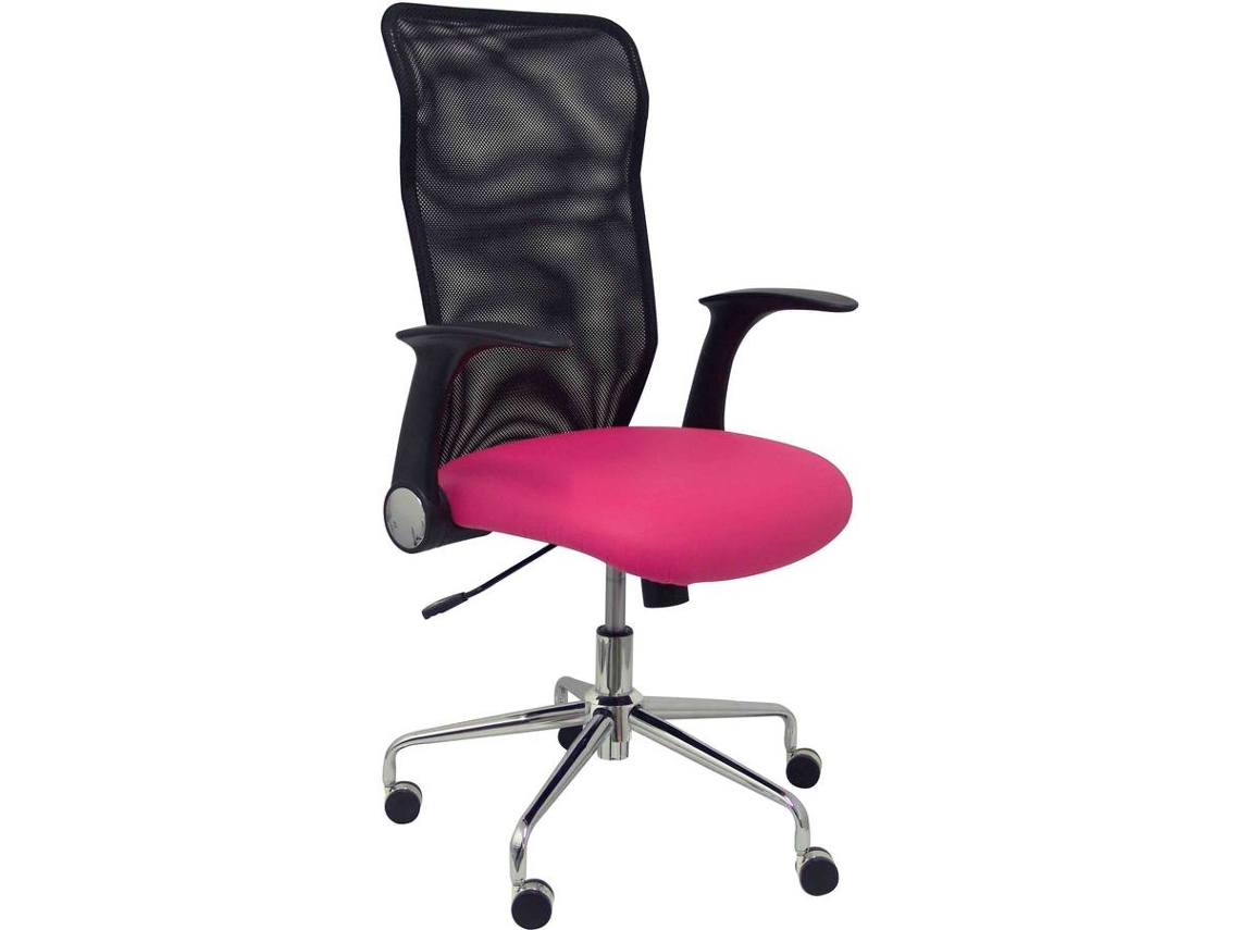 Silla Operativa PYC Minaya Rosa (Brazos Ajustables - Malla)