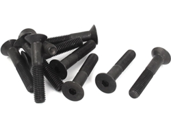 100 tornillos CHABERLU con cabeza hexagonal interna M2.5x12mm, acero inoxidable