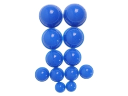 12 Ventosas De Silicona Azules Para Masaje Con Ventosas De Vacío.