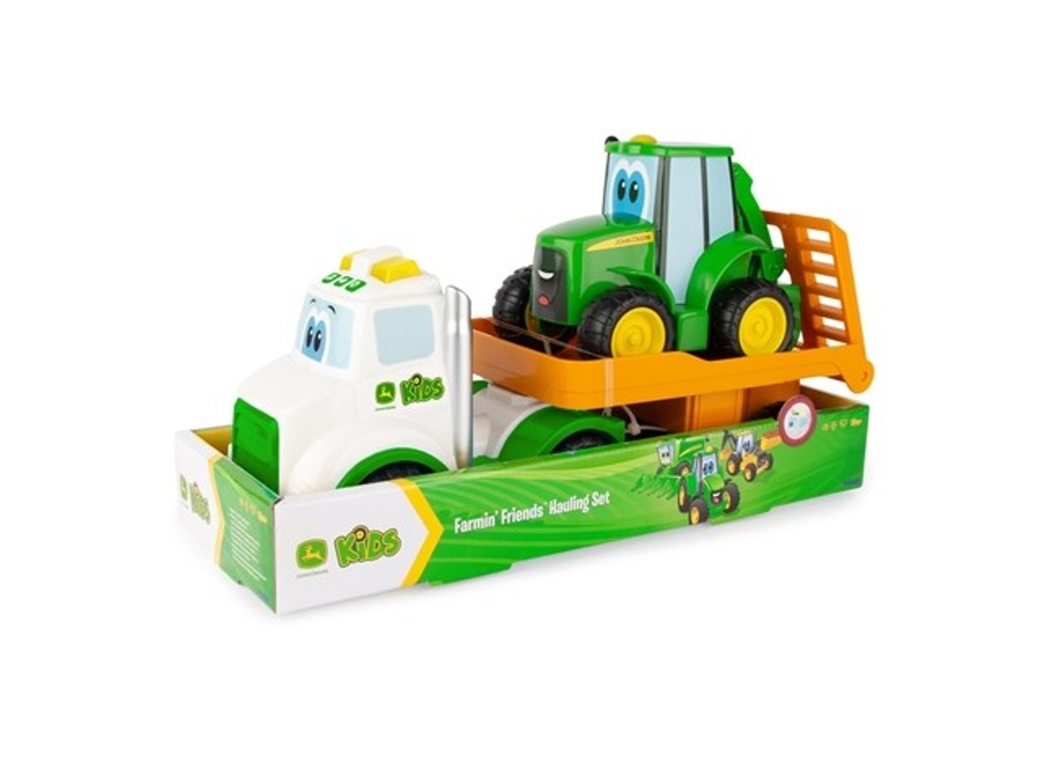 Camión grúa John Deere Singing Johny 47207 /4 Tomy