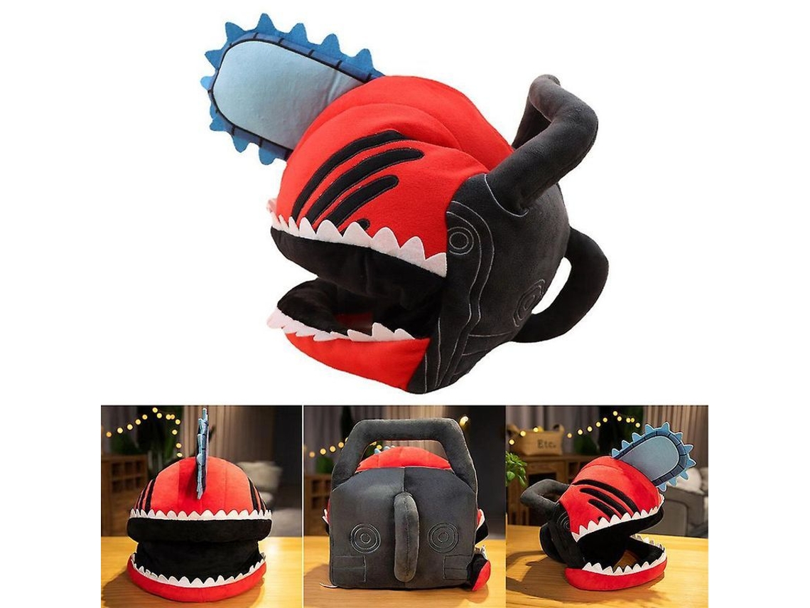 Gorro De Peluche De Pochita Chainsaw Man, Gorro Cálido Y Suave Para Cosplay, Accesorios Para Fiestas De Halloween.