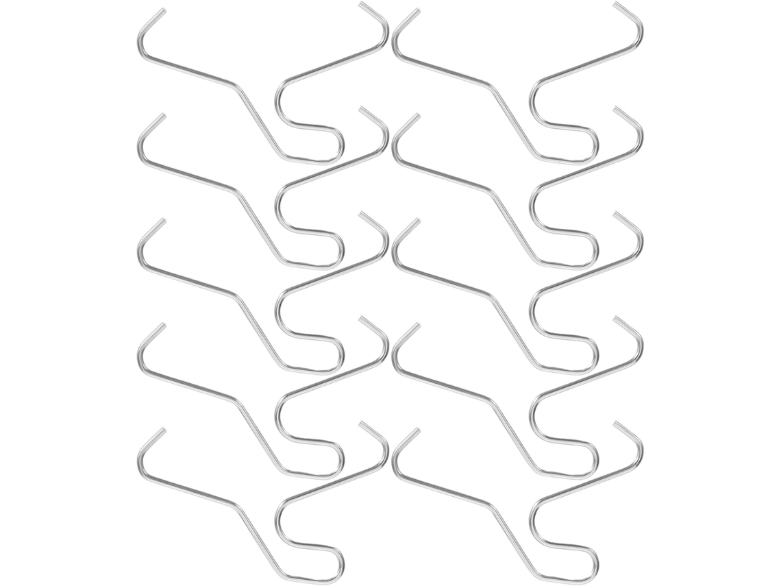 Ganchos Montaje Pared 20 Piezas Ladrillos Clips Taladrar Acero Inoxidable Interior Exterior Soporte Resistente