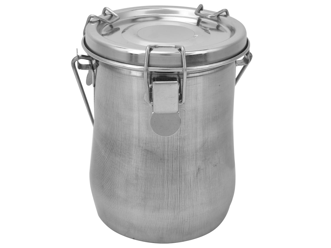 Lavabo hermético de acero inoxidable con estética artística