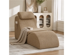 Sillón De Ocio Moderno Con Espuma De Alta Elasticidad Y Bolsillo Lateral.