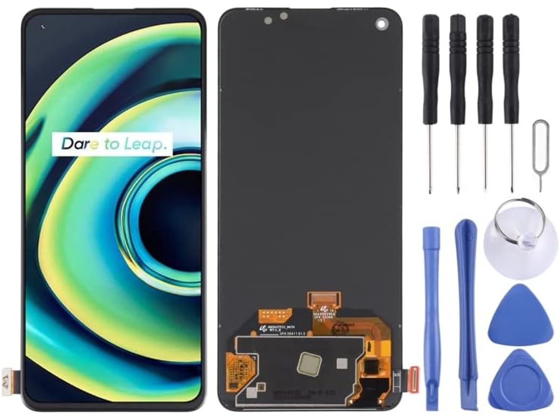 Material Lcd Para Teléfono Celular, Ensamblaje Completo De Lcd Y Digitalizador Para Oppo Realme Q3