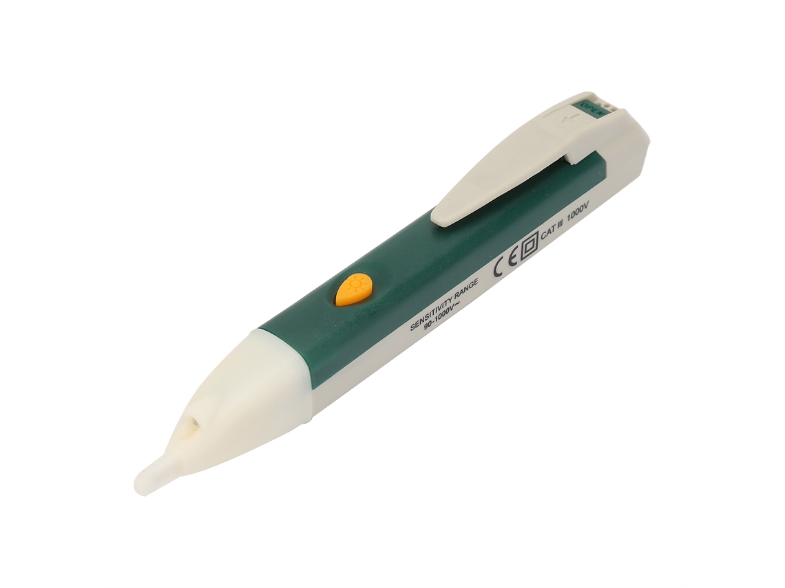 Lápiz Comprobador De Tensión Sin Contacto De 90v-1000v Con Led Y Detector De Corriente.