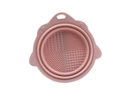 Tapetes de silicona para limpieza de brochas de maquillaje, compactos, color rosa Rosewell