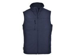 Chaleco Softshell de 3 capas Portwest, Ligereza y comodidad / Azul marino / L