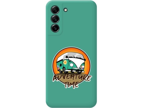 Carcasa Samsung Galaxy S21 FE 5G TUMUNDOSMARTPHONE Silicona Líquida Dibujos Adventure Time Verde