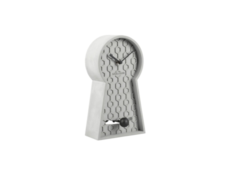 Reloj de sobremesa de hormigón Honeycomb Pendulum KARLSSON
