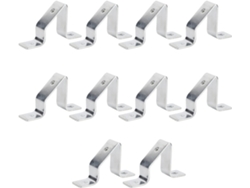 10pcs Steel Rail Mounting U Bracket Conector En Forma De Con Orificio M5 Soporte Inclinado Para Cajas Eléctricas Y