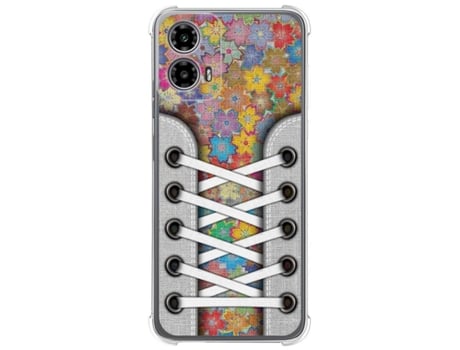Funda Diseño Zapatillas para Motorola Moto G34 5G TUMUNDOSMARTPHONE Silicona Multicolor