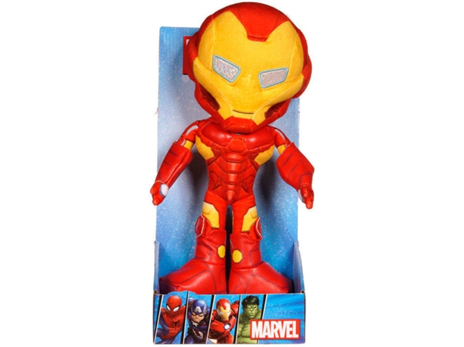 Peluche PLAY BY PLAY Action Iron Man Avengers Marvel 25cm