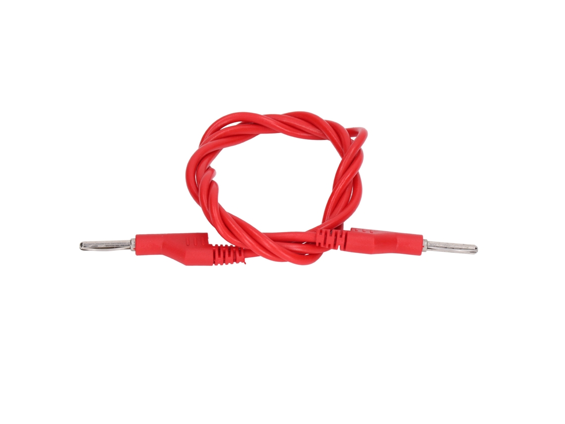 Cable De Prueba Apilable Macho A Macho Con Conector Banana De 4 Mm, 15 A/1500 V, Cable De Silicona J.70023red