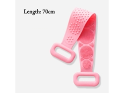 Cepillo De Ducha De Silicona, Cepillo Exfoliante Para La Espalda (rosa) Gertiz