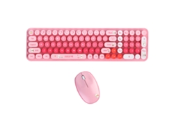 Conjunto De Teclado Y Ratón Inalámbrico Mofii Babybear 2.4g Usb Ergonómico Silencioso Para Oficina