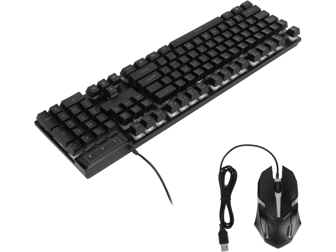 Teclado Y Combo Para Juegos De 104 Teclas Con Retroiluminación Led, Conjunto D500