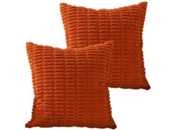 2 Fundas De Almohada De Pana A Rayas Estilo Bohemio Para Decorar El Sofá