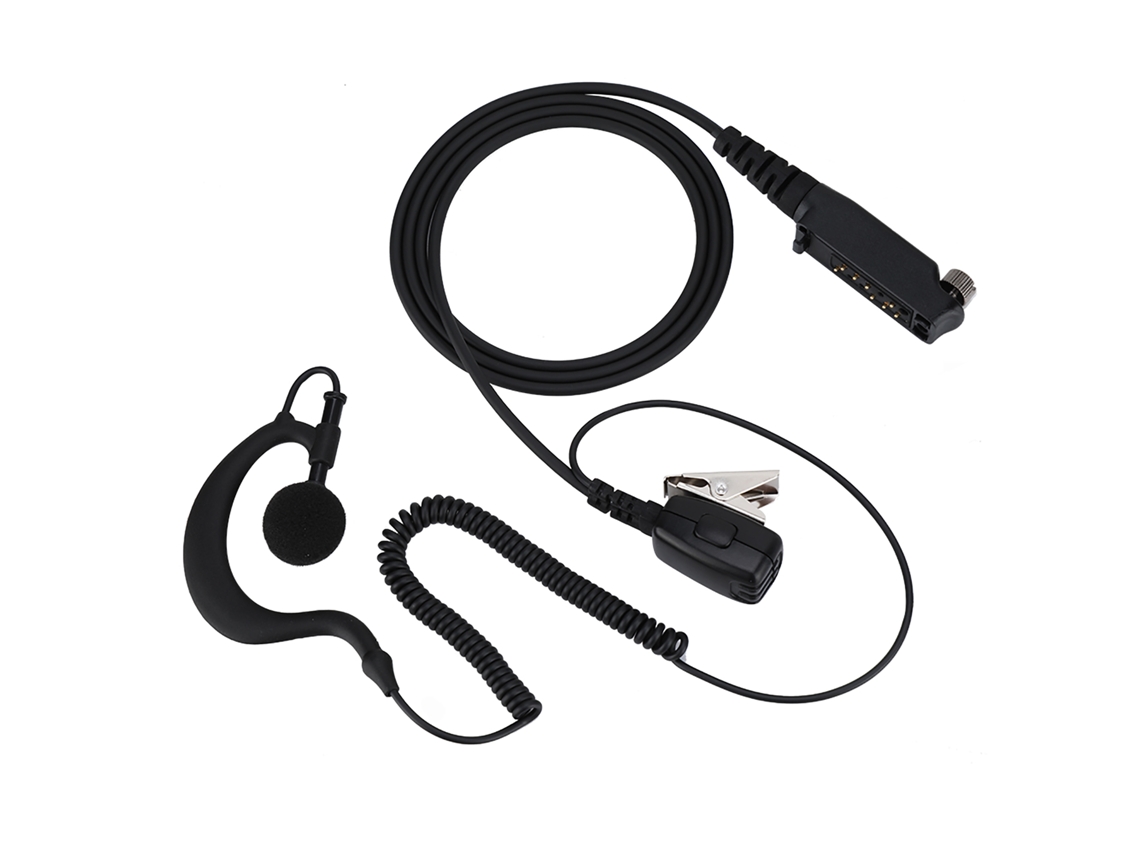 Auriculares Con Gancho Para Radio Walkie-talkie, Altavoz Ptt, Auricular Stp9000