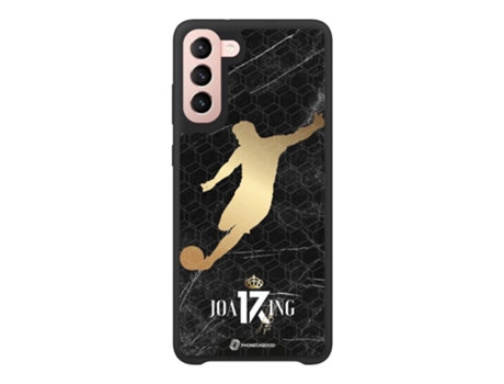 Funda Móvil Oficial Real Betis Fc para Samsung Galaxy S21 PHONECASES3D Piel Sintética Negro