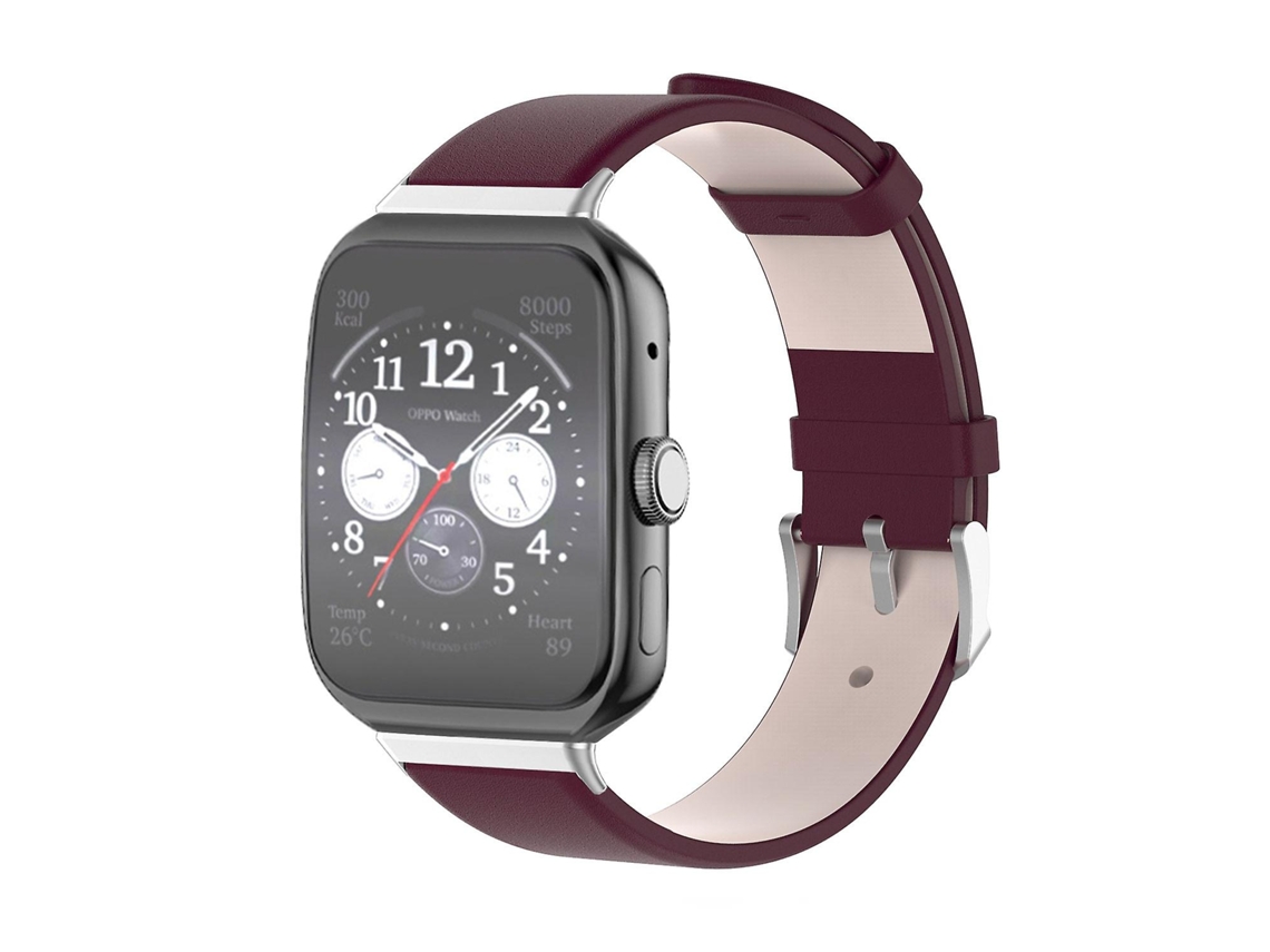 Correa de cuero de repuesto para reloj inteligente Oppo Watch 3, ajustable, para bicicleta eléctrica.