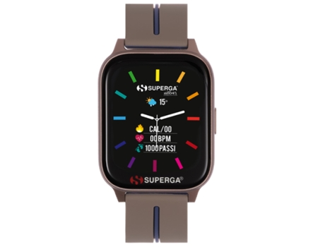 SUPERGA Smartwatch Sw-Stc020 Caja de Aluminio Marrón