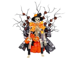 Figuritas De Esqueletos Figurita Esqueleto Adorno Calavera Terror Para Halloween Ideal La Entrada Sala Estar Exteriores