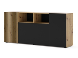 Aparador FURNLUX Auris (Beige, Madera Contrachapada - 180X42X82 Cm)
