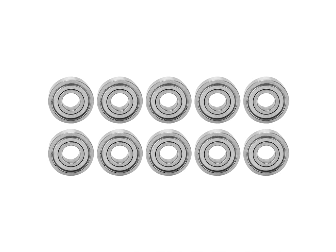10 Peças Rolamentos De Aço Inoxidável 26x10x8mm Para Máquinas Papelarias Redutores Trituradoras