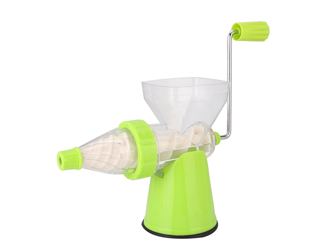 Mini picadora de carne manual 2 en 1 para el hogar, exprimidor de frutas y accesorios de cocina para moler carne.