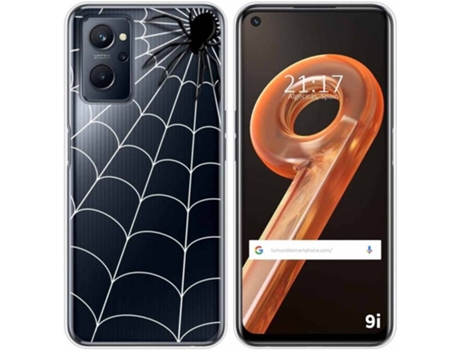 Carcasa Realme 9i TUMUNDOSMARTPHONE Dibujos Transparente Araña Multicolor
