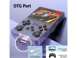 R36s Consola De Juegos Retro 64gb 15000 Juegos Sistema Linux Para Niños, B