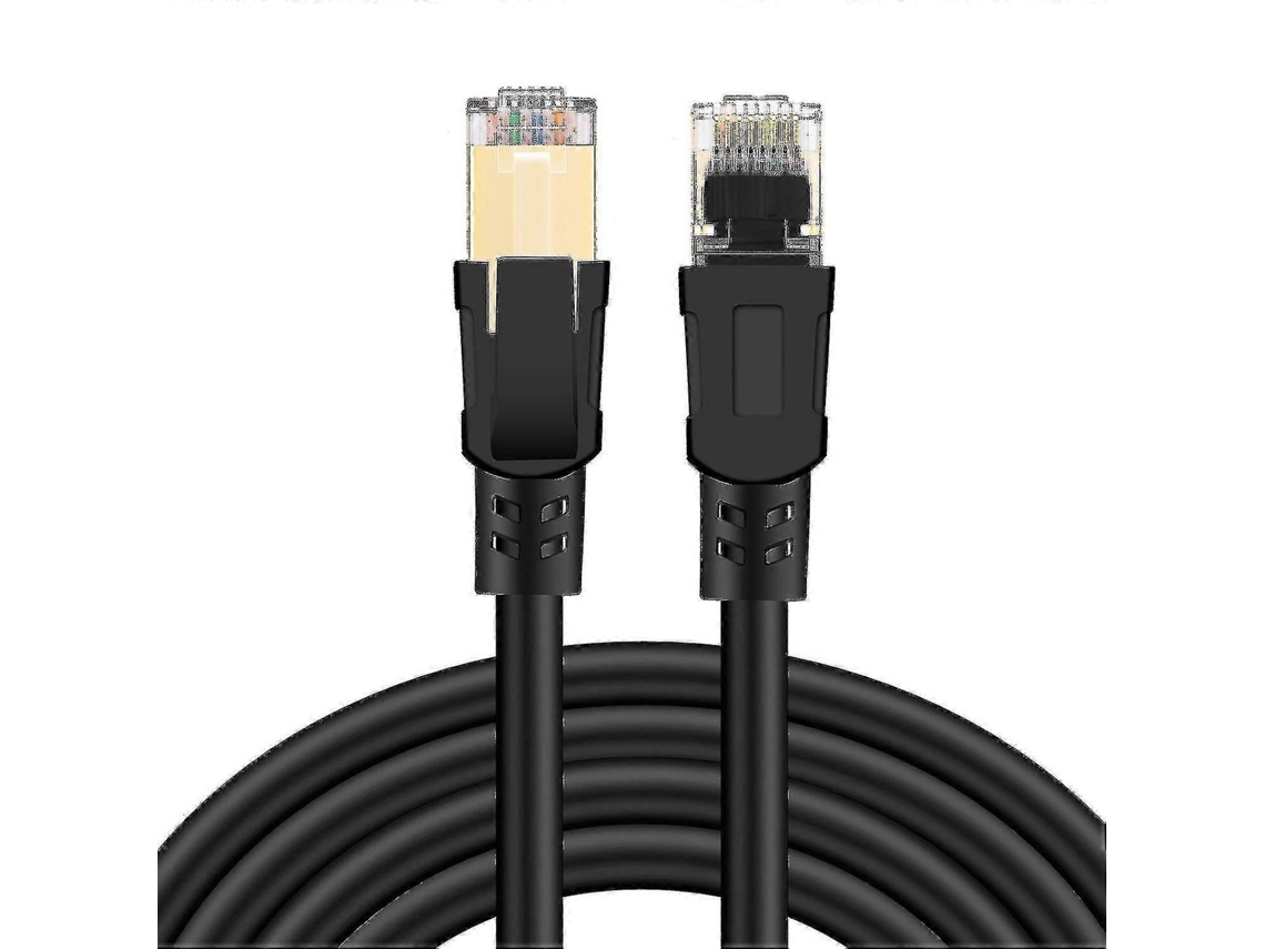 Cable Ethernet Cat 8 De Alta Velocidad 40gbps 2000mhz Sftp Para Redes Lan Internet 12m