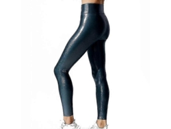 Braguitas Metálicas De Talle Alto Para Mujer, Leggings Brillantes Con Tejido Elástico De Calidad.